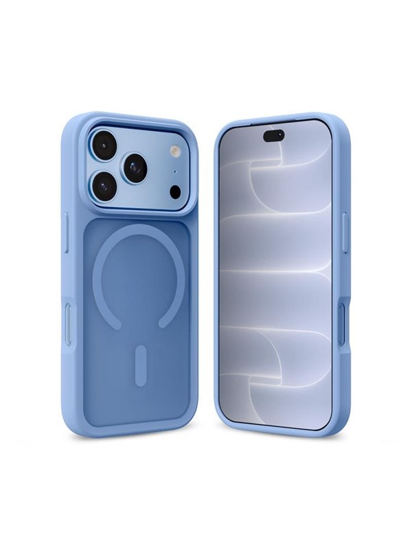CRONG Hybrid MATTE Magnetic case with MagSafe for iPhone 18 Pro Max  17 Pro Max - Blue