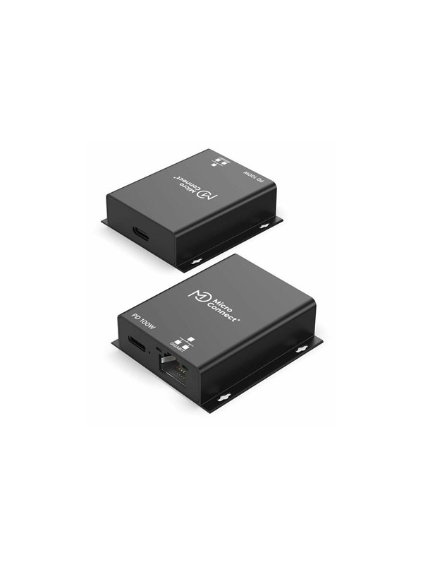 MicroConnect - Premium - network adapter - USB-C - Gigabit Ethernet x 1  USB-C power only x 1