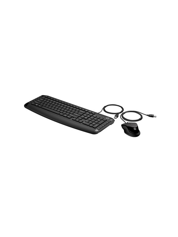 HP Pavilion 200 - Tastatur & Maus Set - Französisch - Schwarz