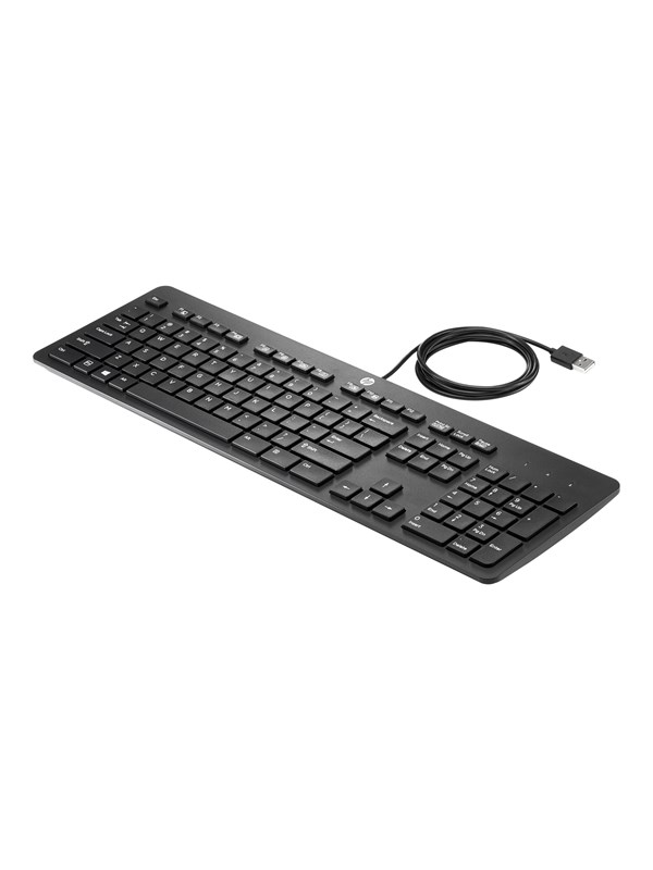HP Business Slim - Tastatur - Portugiesisch - Schwarz