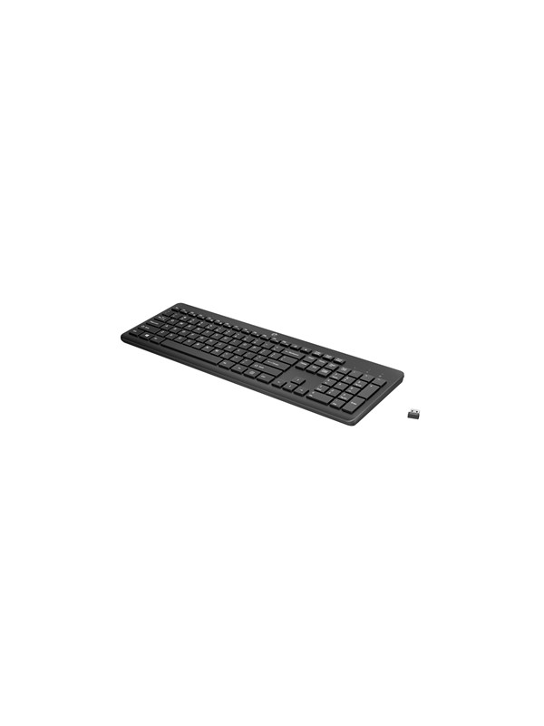 HP 230 - Tastatur - Französisch - Schwarz