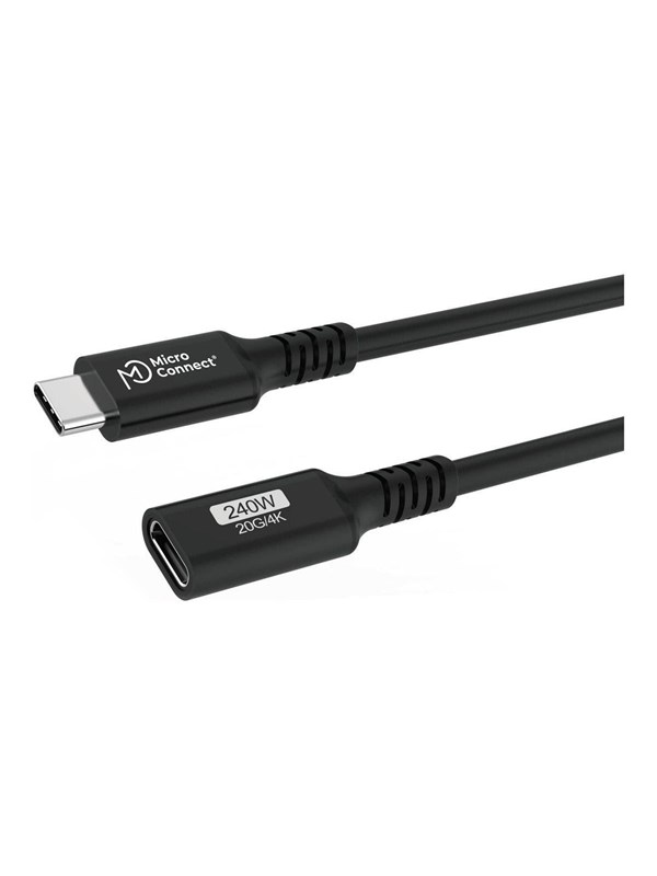 MicroConnect Premium - USB-C extension cable - USB-C to USB-C - 15 cm