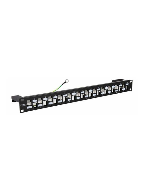 Lanview by Logon blank keystone patch panel - 1U - 10 - unequipped