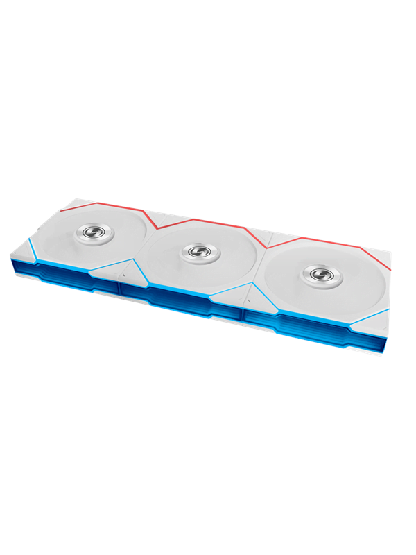 Lian Li UNI FAN TL FLEX 120 3-pack with controller - Gehuselfter - 120mm - Wei mit RGB LED - 33 dBA