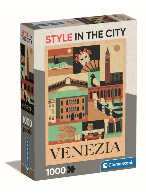 Clementoni HQC Style in the City  Venice Jigsaw Puzzle 1000 pieces 2D Puzzles