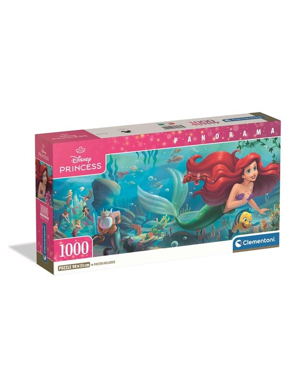 Clementoni HQC Panorama Jigsaw Puzzle The Little Mermaid 1000 pieces 2D Puzzles