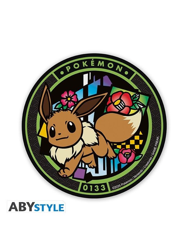 ABYstyle - Pokemon - Ceramic Coaster Evee - Untersetzer