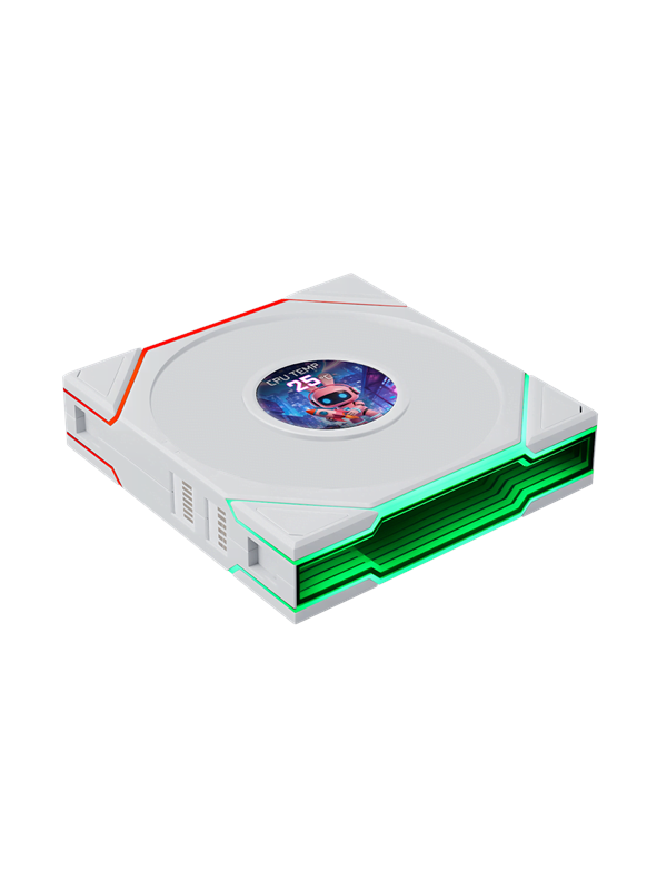 Lian Li UNI FAN TL LCD FLEX 120 - Gehuselfter - 120mm - Wei mit RGB LED - 26 dBA