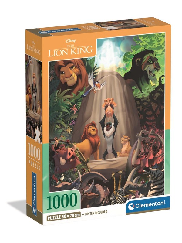 Clementoni HQC Disney The Lion King Jigsaw Puzzle 1000 pieces 2D Puzzles