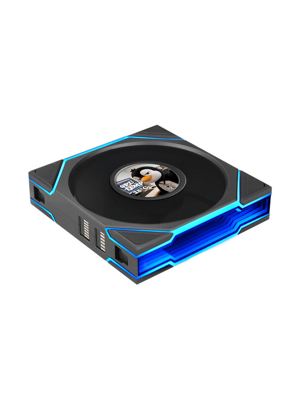 Lian Li UNI FAN TL LCD FLEX 120 Reversed - Gehuselfter - 120mm - Schwarz mit RGB LED - 29 dBA