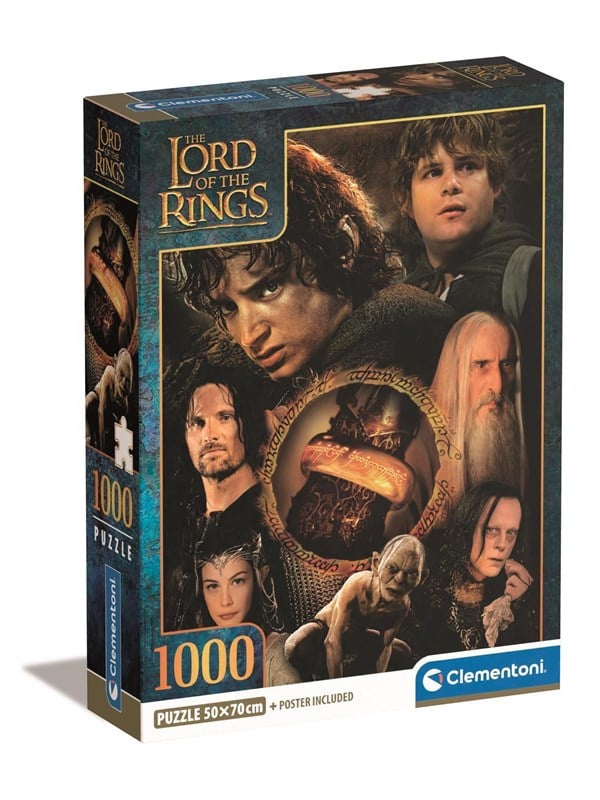 Clementoni The Lord of the Rings jigsaw puzzle 1000 pieces 2D Puzzles