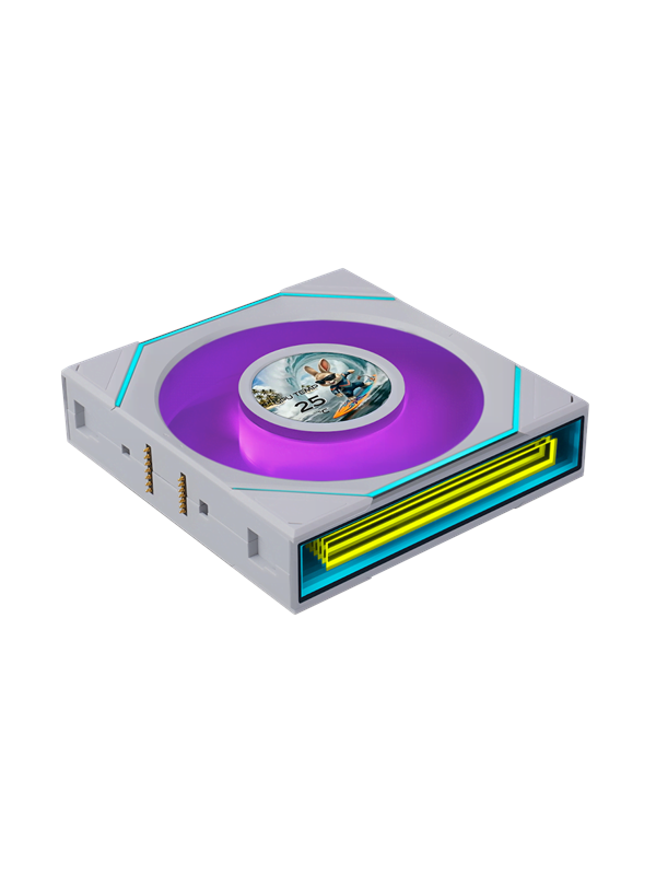 Lian Li UNI FAN SLINF LCD FLEX 120 - Gehuselfter - 120mm - Wei mit RGB LED - 30 dBA