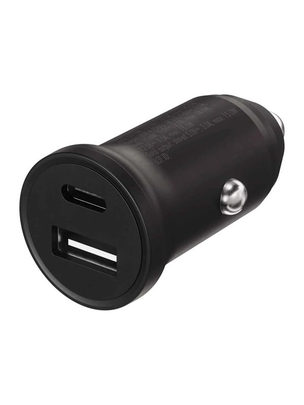 X2O 30W Dual Car Charger USB-CA - Black