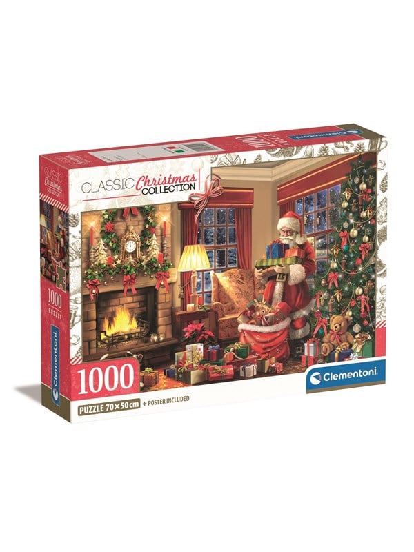 Clementoni HQC Jigsaw Puzzle Santas Visit 1000 pieces 2D Puzzles