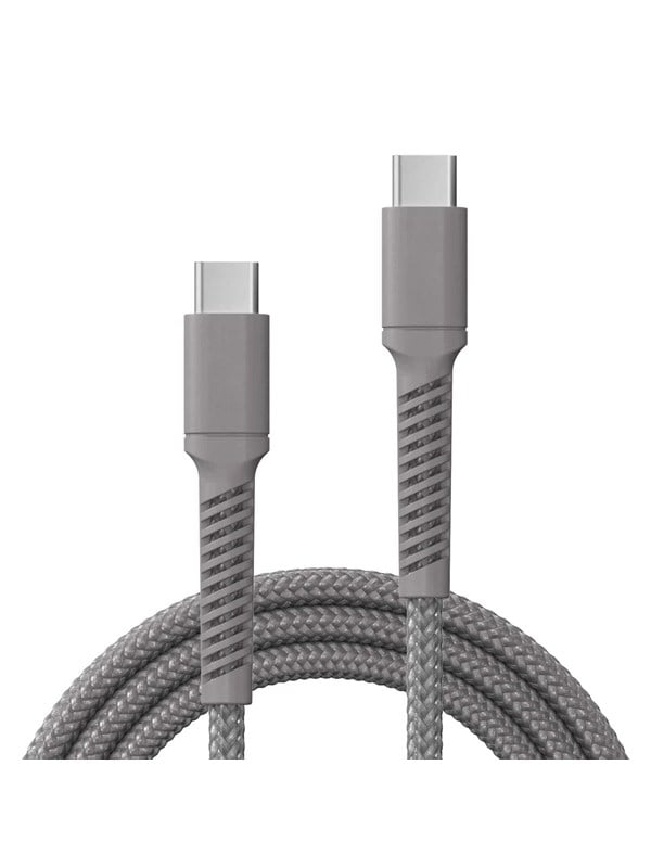 X2O Longlife 100W USB-CC cable 2M - Titan Grey