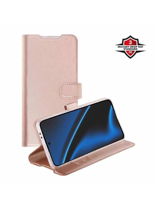 X2O Classic Wallet Samsung Galaxy A56A36 5G - Rose Gold