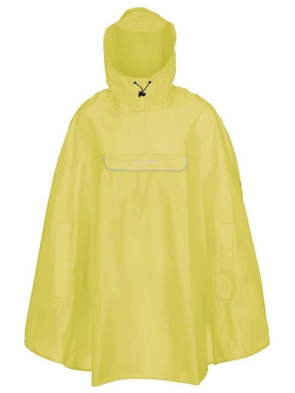 Vaude Valdipino Rain Poncho - Size M - Yellow