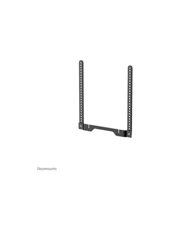 Neomounts AV35-724BL1 mounting kit - for sound bar - easy installation - black - Max 2 kg - recommended for 75