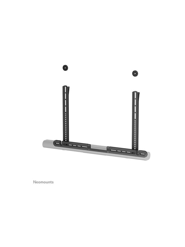 Neomounts AV35-727BL1 mounting kit - for sound bar - easy installation - black - Max 10 kg - recommended for 75