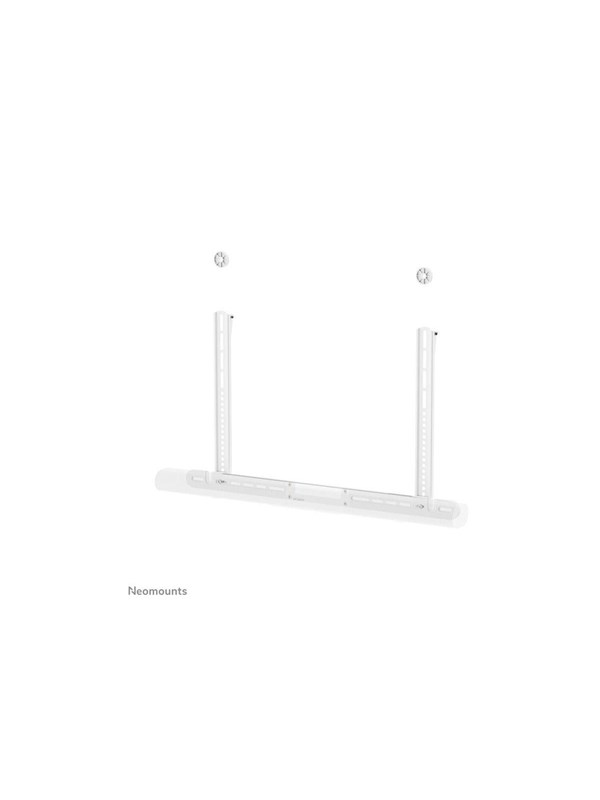 Neomounts AV35-727WH1 mounting kit - for sound bar - easy installation - white - Max 10 kg - recommended for 75