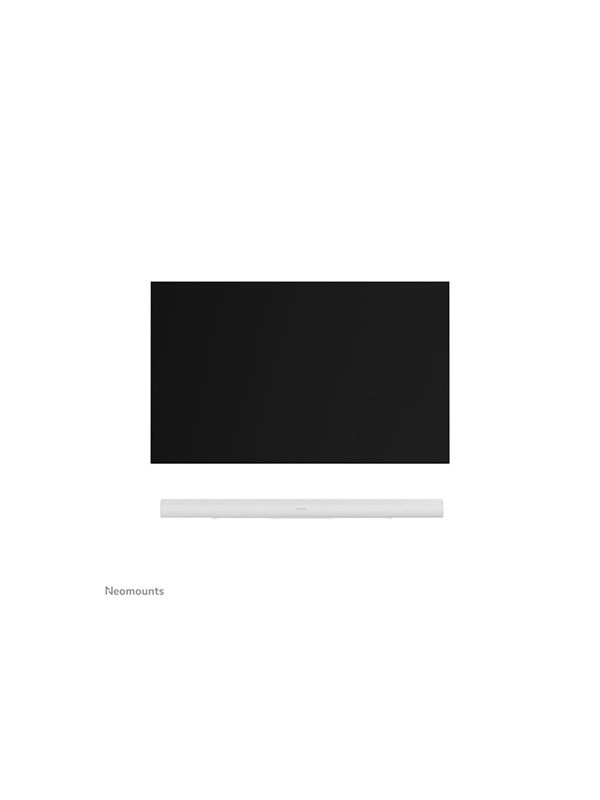 Neomounts WL30-727WH1 mounting kit - for sound bar - easy installation - white - Max 10 kg - recommended for