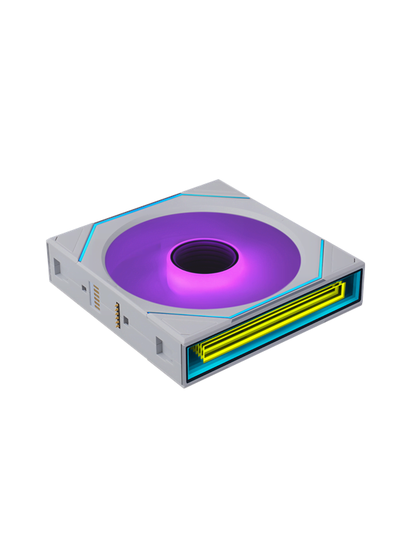 Lian-Li UNI FAN SL-INF FLEX Wireless Lüfter, ARGB - Reverse Blade, 120mm, weiss (120 mm), PC Lüfter, Weiss - Bild 3
