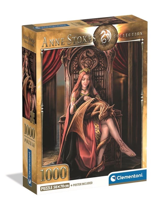 Clementoni Puzzle Anne Stokes Friends Forevercomp 1000 br 2D Puzzles
