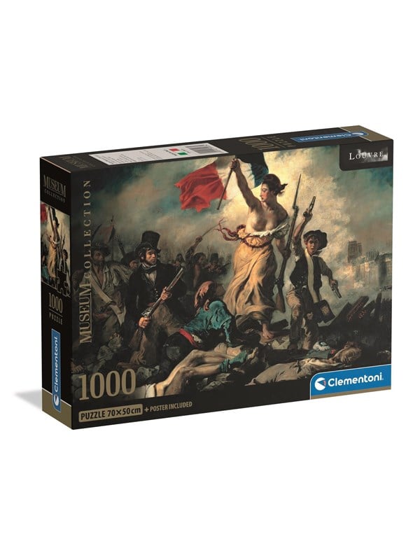 Clementoni Louvre Museum Jigsaw Puzzle Liberty Leading the People 1000 pieces 2D Puzzles
