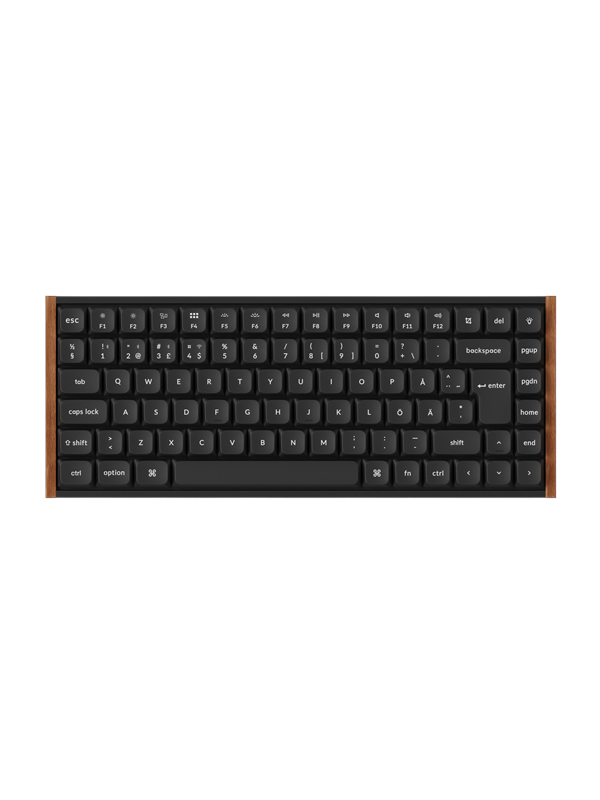 Keychron K3 Ultra SE 75% 8K Keychron Milk POM Red - Gaming Tastatur (TKL) - 75% - Nordic ISO - Schwarz