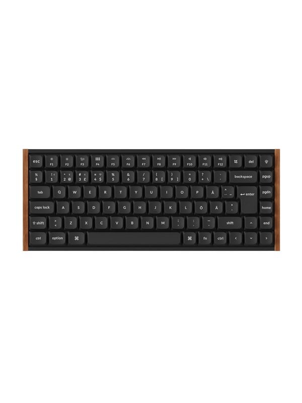 Keychron K3 Ultra SE 75% 8K Keychron Milk POM Brown - Gaming Tastatur (TKL) - 75% - Nordic ISO - Schwarz