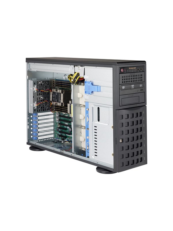 Supermicro SC745 BAC-R1K23B - Gehuse - Tower - Schwarz