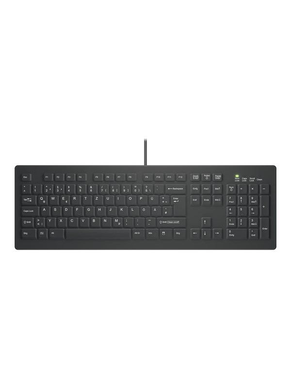 Cherry Contour MedicalKey ClassicClean AK-C8100 Sanitizable - Tastatur - Deutsch - Schwarz