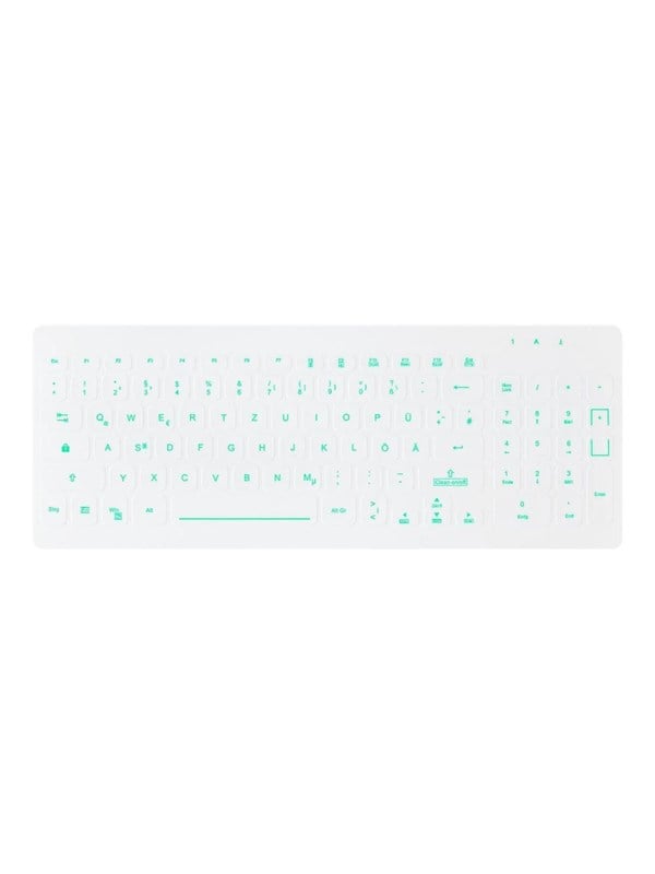 Cherry Contour Active Key AK-CB7012F-U1-W - Tastatur - Deutsch - Weiss