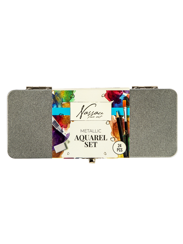 Nassau Metallic Aquarel Set - 24 pcs