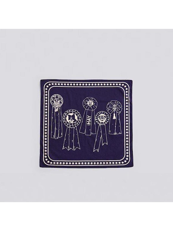 Hay zzHAY - Recycled Dogs Scarf 55 x 55 Dark Blue