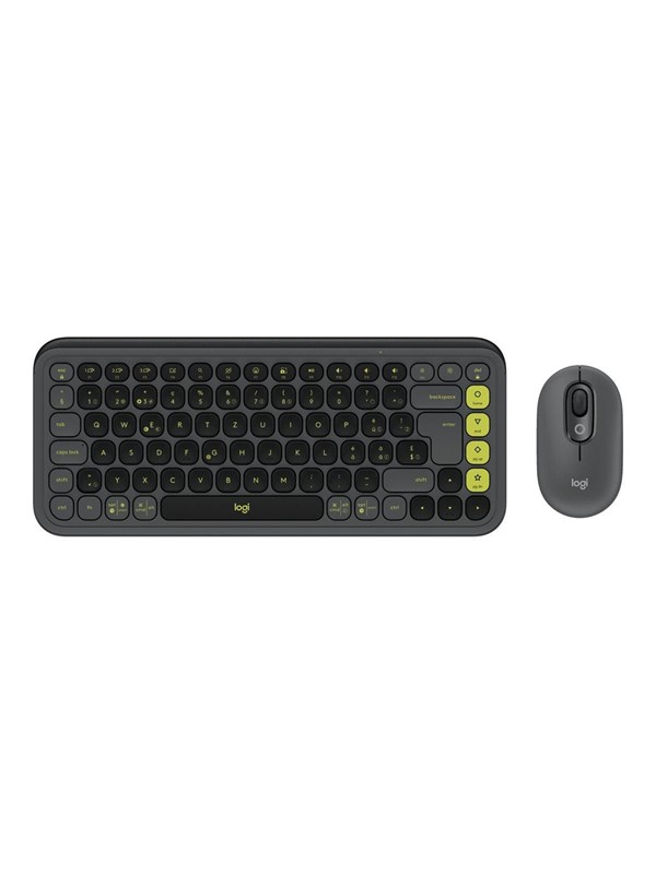 Logitech POP Icon Combo - Tastatur  Maus Set - Schweiz - Grau