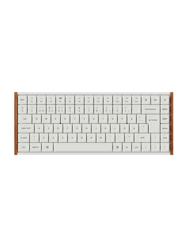 Keychron K3 Ultra SE 75% 8K Keychron Milk POM Red - Gaming Tastatur (TKL) - 75% - Nordic ISO - Weiss