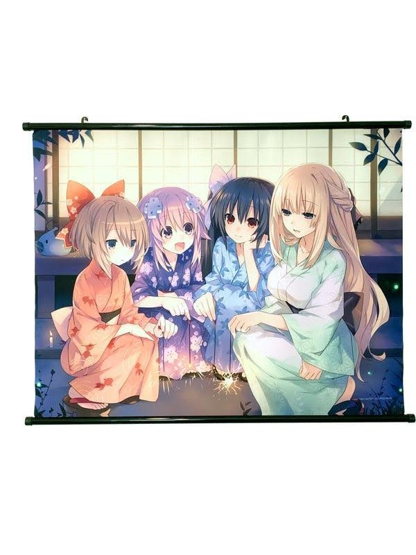 Idea Factory - Neptunia - Yukata Wall Scroll 32 x 24