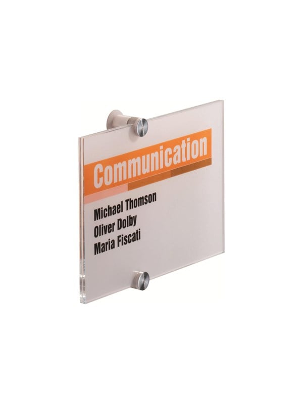 DURABLE CRYSTAL SIGN sign holder - transparent