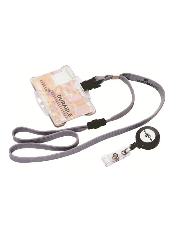 DURABLE card holder - for 54 x 85 mm - transparent pack of 25