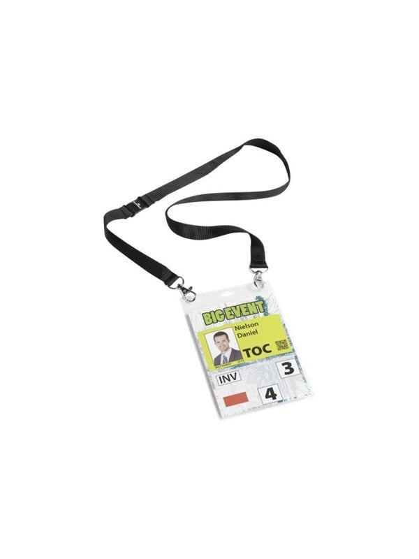 DURABLE card holder - for A6 - black