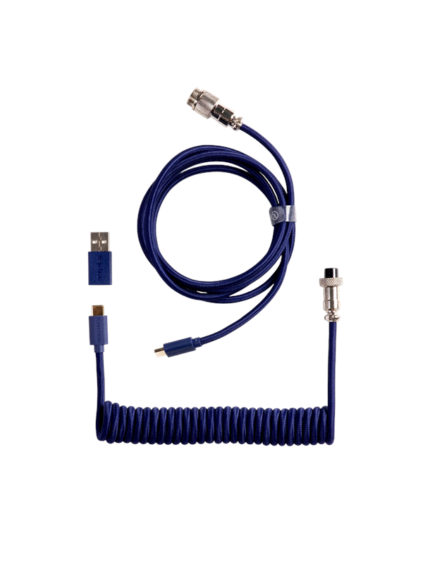 Keychron Gewendeltes Aviator USB 8K-Kabel, gerade ()