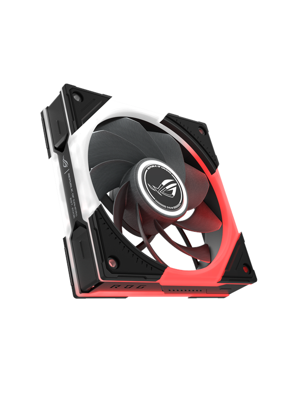 ASUS ROG Eurux GR120 ARGB Reverse Fan Single Pack | bis 2200U/min, 32dB(A), Daisy-Chain-Kabel, 3 unabh. Beleuchtungszonen, Flüssigkristallpolymer-Lüfterblätter, ROG-Lüfter-Hub - Bild 5