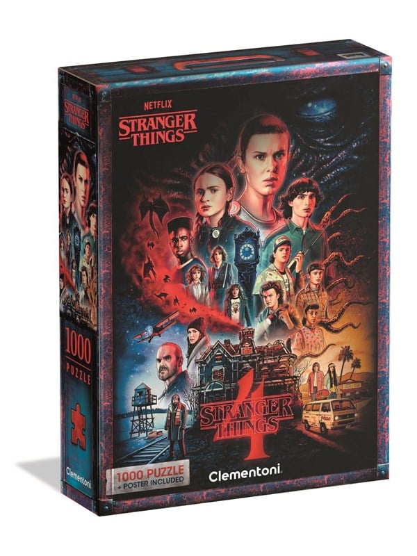 Clementoni Stranger Things  Season 4 Jigsaw Puzzle 1000 pieces 2D Puzzles