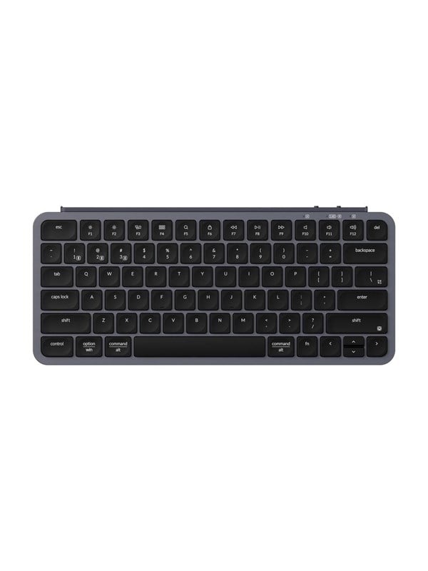 Keychron B1 Pro - keyboard - Ultra-Slim - 75% Input Device - Tastatur - Ohne Ziffernblock - 75% - Englisch (US) - Grau