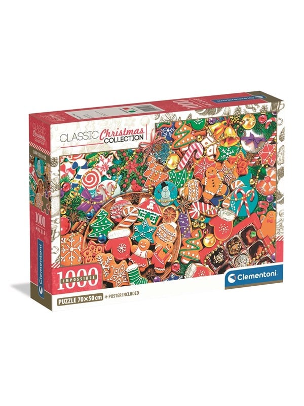Clementoni Impossible Christmas Treats Jigsaw Puzzle 1000 pieces 2D Puzzles
