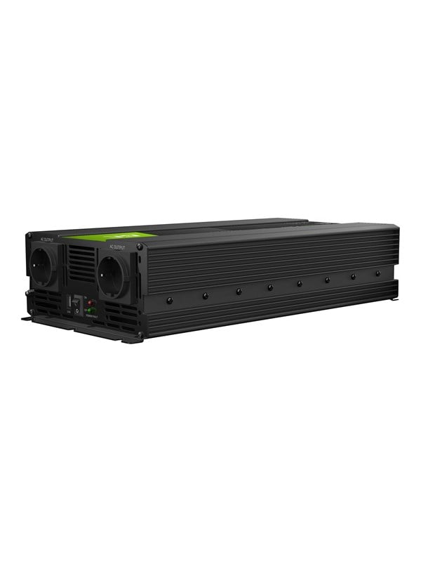 Schwarz Green Cell Inv15 Konverter 12V-230V 3000W/6000W - Bild 3