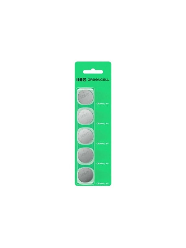 Green Cell battery - 5 x CR2016 - Li