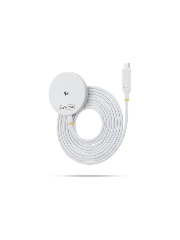 StarTechcom Startech wireless charging pad - Qi 22 magnetic with USB-C tethered cable MagSafe - 25 watt