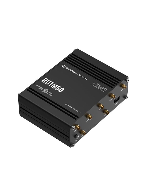 Teltonika RUTM50 - wireless router - WWAN - Wi-Fi 5 LTE - 5G 4G 3G - Wireless router 80211abgnWi-Fi 5 Wave 2